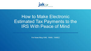 There may be a good reason for an error. How To Electronic Estimated Tax Payments To The Irs With Peace Of Mind Jak Co