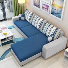 brown designer l shape corner sofa set