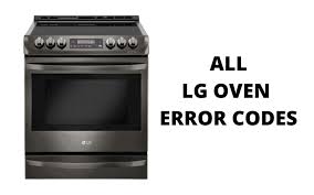 lg oven got error code here is how to