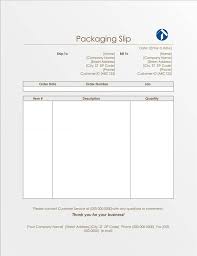 25 Free Shipping Packing Slip Templates For Word Excel