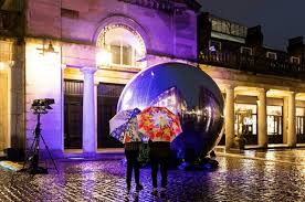 Giant Inflatable Mirror Ball For Mt Art