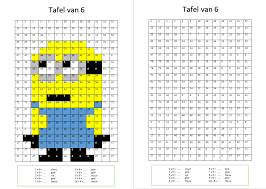 Apprendre les tables de multiplication en jouant. Pin Van Arlette Driessen Op Rekenen Wiskunde Werkbladen Tafels Van Vermenigvuldiging Tafel Van 6