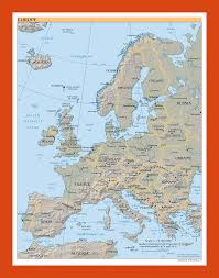 Political map of Europe - 1997 | Maps of Europe | GIF map | Maps of the World in GIF format | Maps of the whole World