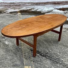 Walnut Surfboard Coffee Table Vintage