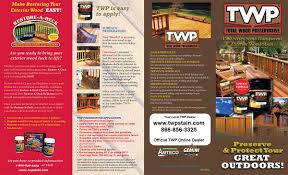 Twp 1500 Series Brochure And Color Chart Twpstain Com