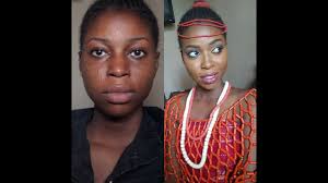 nigerian makeup before and after