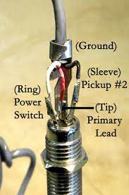 I purchased a balanced cable xlr > 1/4 jack, cut the xlr end off and wired it up like this: Guitar Shop 101 The Abcs Of Output Jacks Premier Guitar