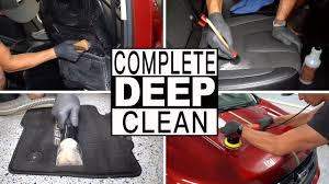 super cleaning a filthy family suv