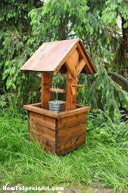 how to build a wishing well planter