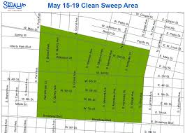 clean sweep area for the week of may 15