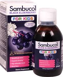 sambucol black elderberry kids syrup 7 8 fl oz bottle