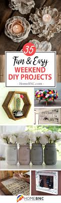 Diy home decor projects also matter a lot of the interior furniture furnishings and even no their delicacy, so you should also be wised enough while there are various more diy home decor projects provided in the given list, so browse the whole list of home decor ideas to check them all! 35 Best Weekend Diy Home Decor Projects Ideas And Designs For 2021