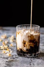 frothy whipped coffee white russian