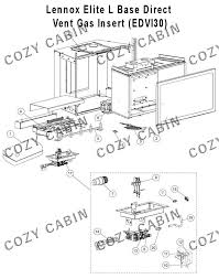 Elite Lennox Direct Vent Gas Insert