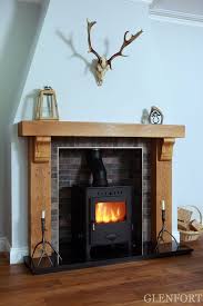 mantle fireplace beams glenfort