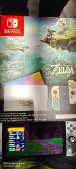 Console Switch OLED Edition Limitée Zelda : Tears of the Kingdom -  Steelbook, Edition Collector, Jeux Vidéo, Vinyles, Livres, Films, Figurines  ...