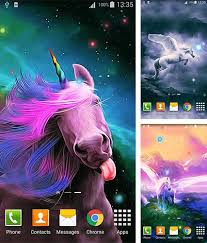unicorn by cute live wallpapers and