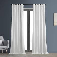 solid cotton thermal blackout curtain