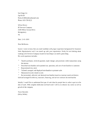 Basic Insurance Sales Representative Cover Letter Samples And Templates