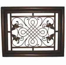 Decorative Wrought Iron Wall Plaque 2