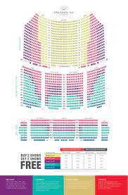 broadway seating map paramount theatre