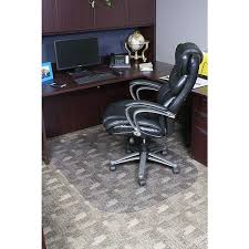 clear rectangle office chair mat
