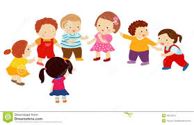 Cartoon Children Playing Stock Vector Illustration Of Cute