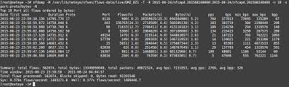netflow ysis with improved nfdump