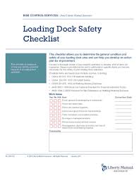 osha loading dock safety checklist
