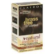 8 Natural Instincts Clairol Brass Free Hair Color 6c Light
