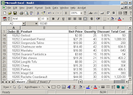 ms excel 2003 freeze top row