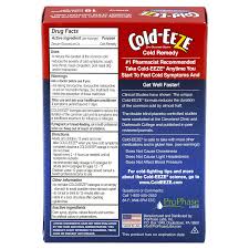 cold eeze cold remedy lozenges cherry