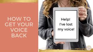 How to get your voice back - Big Notes Get Votes | Cherie Mathieson