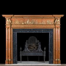 composition fireplace surround