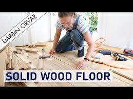 installing solid hardwood flooring