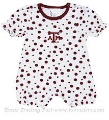 baby texas a m aggie one piece set with