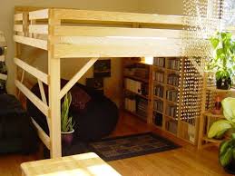 free loft bed queen diy woodworking