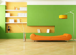 orange leather sofa interior design