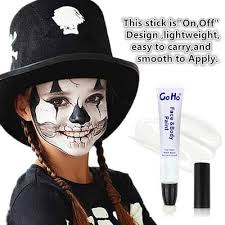 go ho clown white face paint stick 0