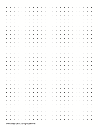 Dot Paper Dotted Grid Paper Three Dots Per Inch Free