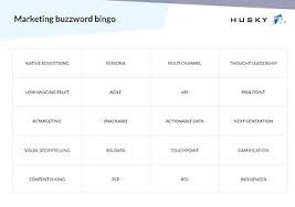 Play The Marketing Buzzword Bingo
