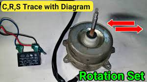how to change fan motor rotation and