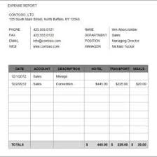 Business Expense Form Template Free 39734680076 Expenses Report