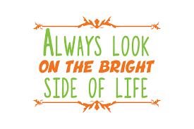 Always Look on the Bright Side of Life Quote SVG Cut Grafika przez TheLucky  · Creative Fabrica