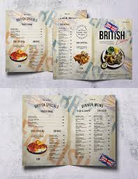 What makes a traditional christmas dinner particularly british? British Food Menu Template Psd Food Menu Template Food Menu British Food