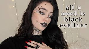 minute halloween makeup spider queen