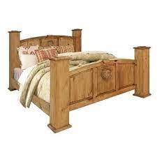 Beds Rustic Texas Star King Mansion Bed