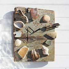 Tide Line Driftwood Clock