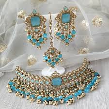 bridal necklace jewellery set