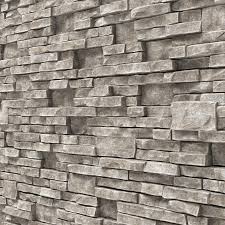 3d Model Brick Stone Wall Granite Many